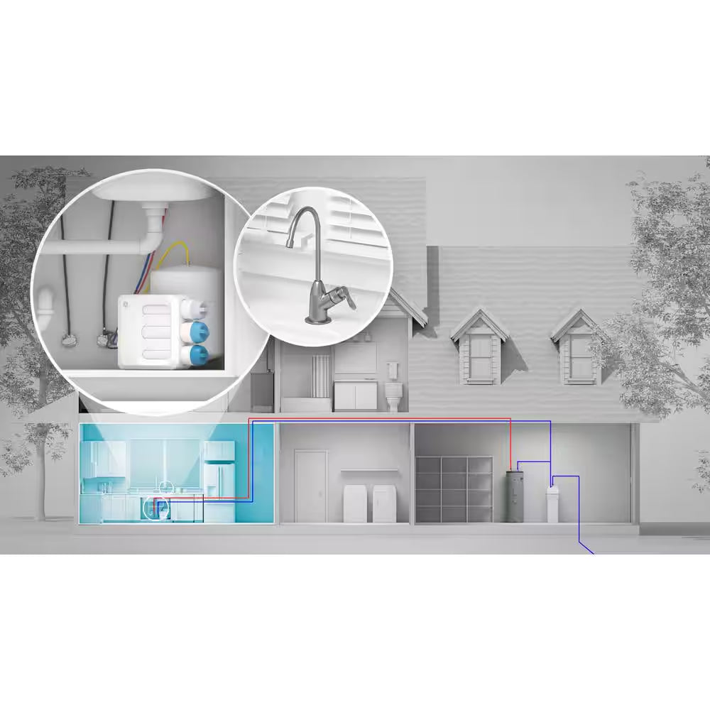 Under Sink 5 Sta Premium Reverse Osmosis Water Filtration System