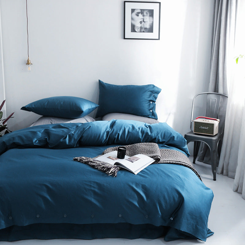 Australia Style Sleep Aid Linen Blend Hotel Quality 300 Thread Count Soft Organic Cotton Bedding Set