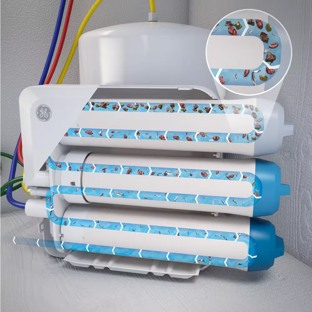 Under Sink 5 Sta Premium Reverse Osmosis Water Filtration System