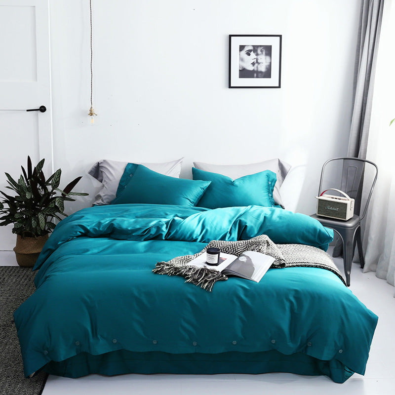 Australia Style Sleep Aid Linen Blend Hotel Quality 300 Thread Count Soft Organic Cotton Bedding Set