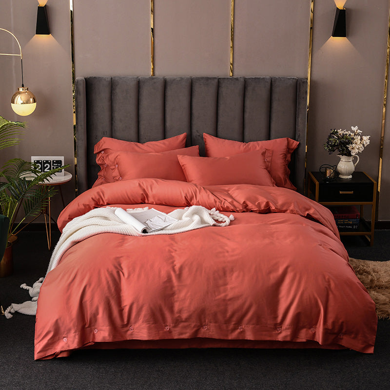 Australia Style Sleep Aid Linen Blend Hotel Quality 300 Thread Count Soft Organic Cotton Bedding Set