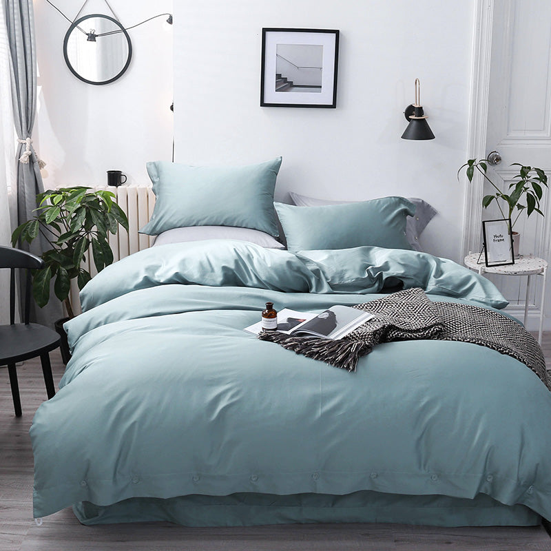 Australia Style Sleep Aid Linen Blend Hotel Quality 300 Thread Count Soft Organic Cotton Bedding Set