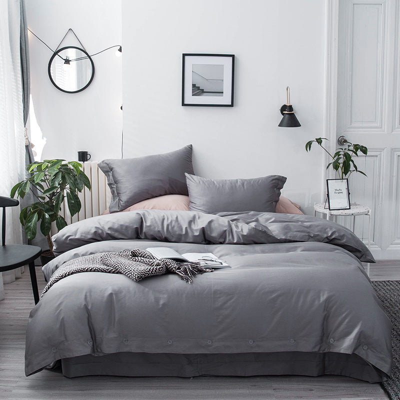 Australia Style Sleep Aid Linen Blend Hotel Quality 300 Thread Count Soft Organic Cotton Bedding Set