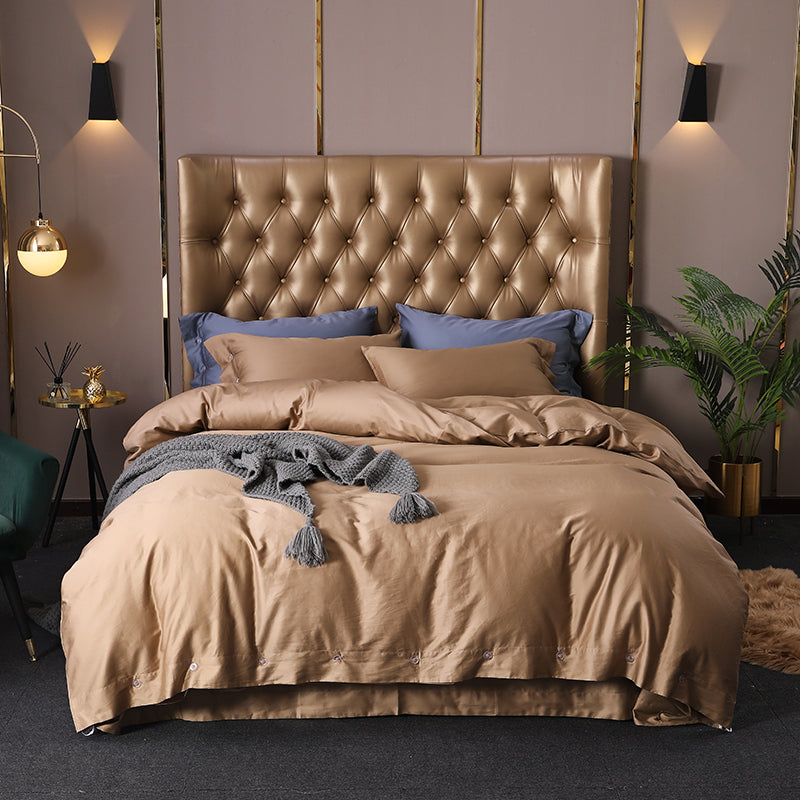 Australia Style Sleep Aid Linen Blend Hotel Quality 300 Thread Count Soft Organic Cotton Bedding Set