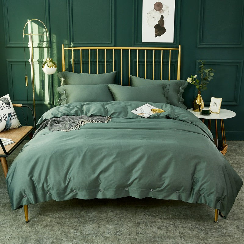 Australia Style Sleep Aid Linen Blend Hotel Quality 300 Thread Count Soft Organic Cotton Bedding Set