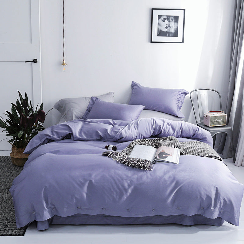 Australia Style Sleep Aid Linen Blend Hotel Quality 300 Thread Count Soft Organic Cotton Bedding Set