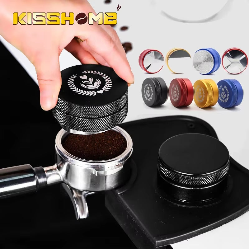 304 Stainless Steel Coffee Tamper 51MM/53MM/58MM Coffee Distributor Coffee Powder Hammer Customized Coffee Accessories