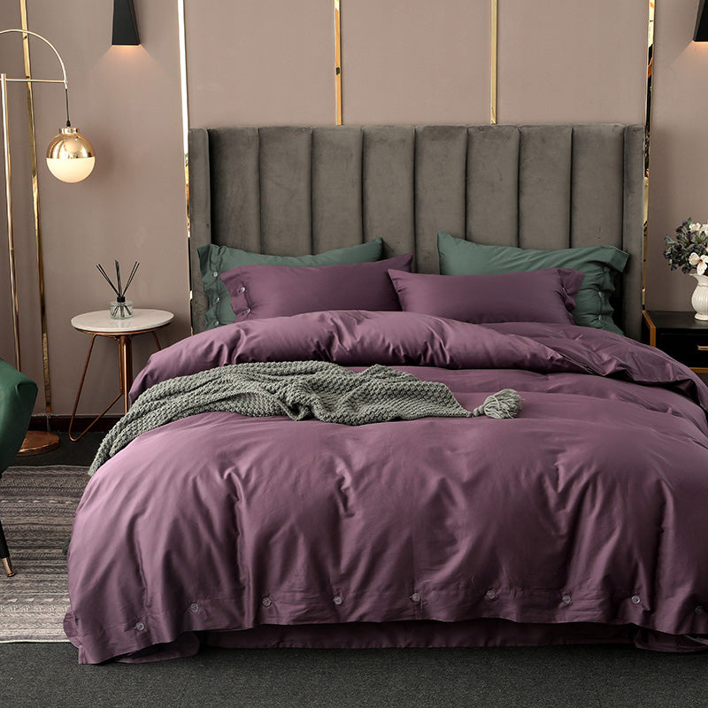 Australia Style Sleep Aid Linen Blend Hotel Quality 300 Thread Count Soft Organic Cotton Bedding Set