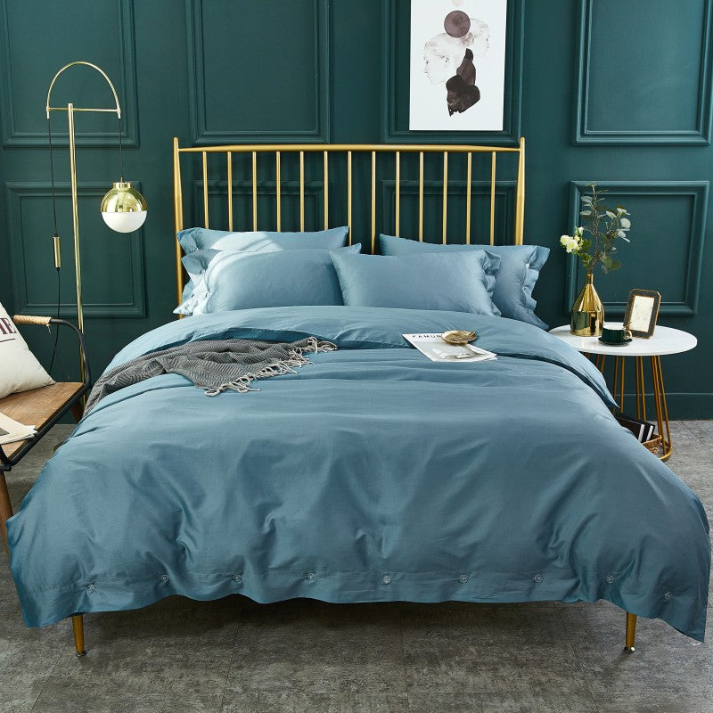 Australia Style Sleep Aid Linen Blend Hotel Quality 300 Thread Count Soft Organic Cotton Bedding Set