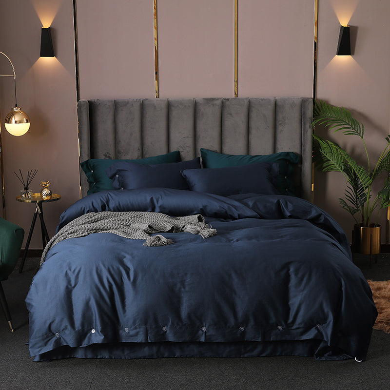 Australia Style Sleep Aid Linen Blend Hotel Quality 300 Thread Count Soft Organic Cotton Bedding Set