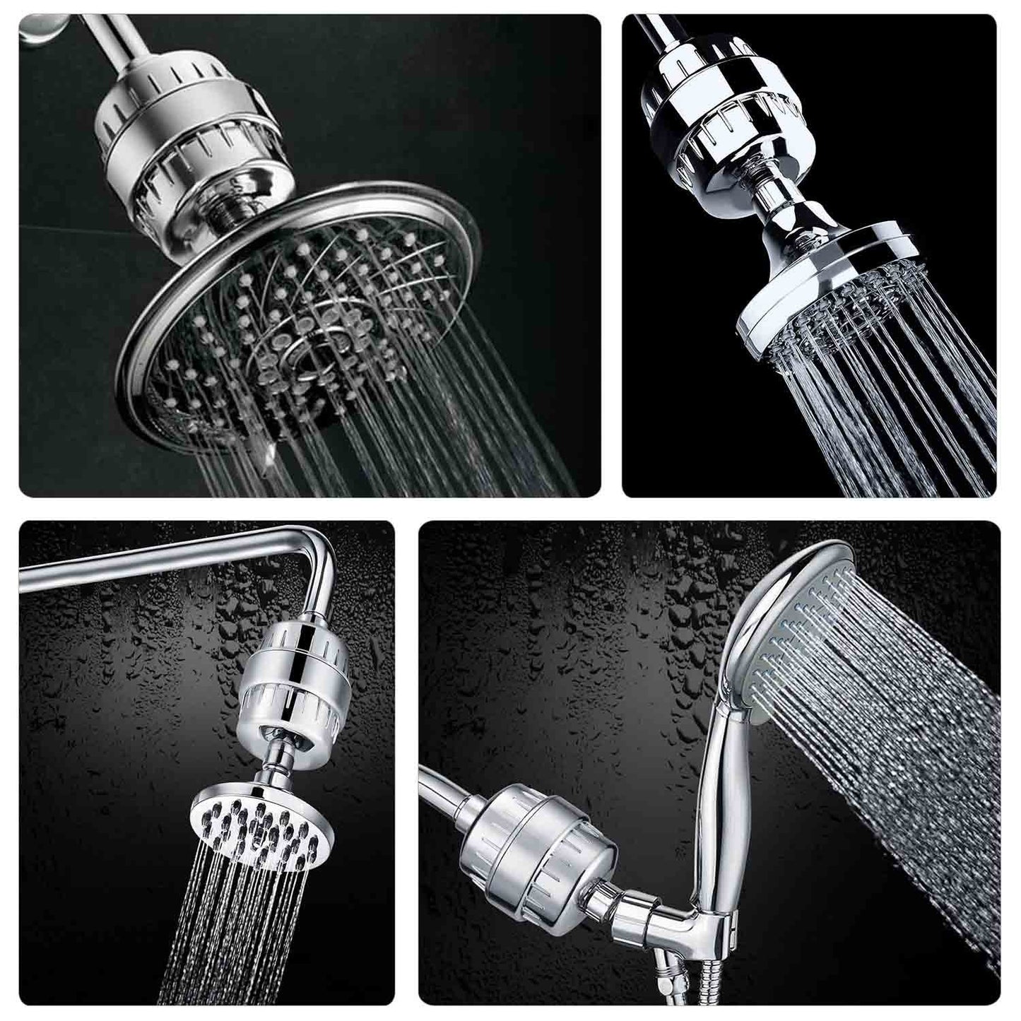 15-Stage Shower Water Filter