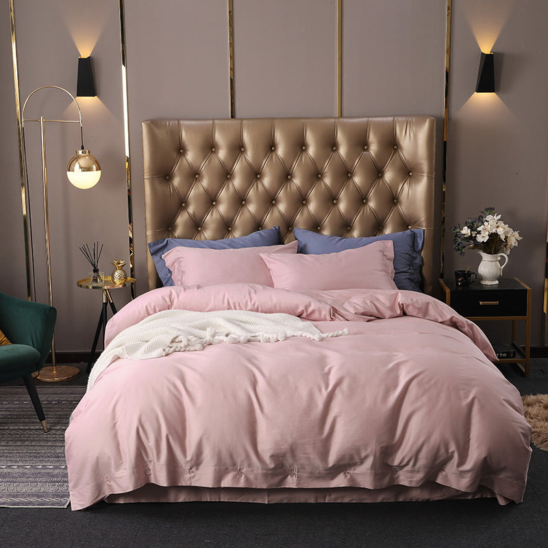 Australia Style Sleep Aid Linen Blend Hotel Quality 300 Thread Count Soft Organic Cotton Bedding Set