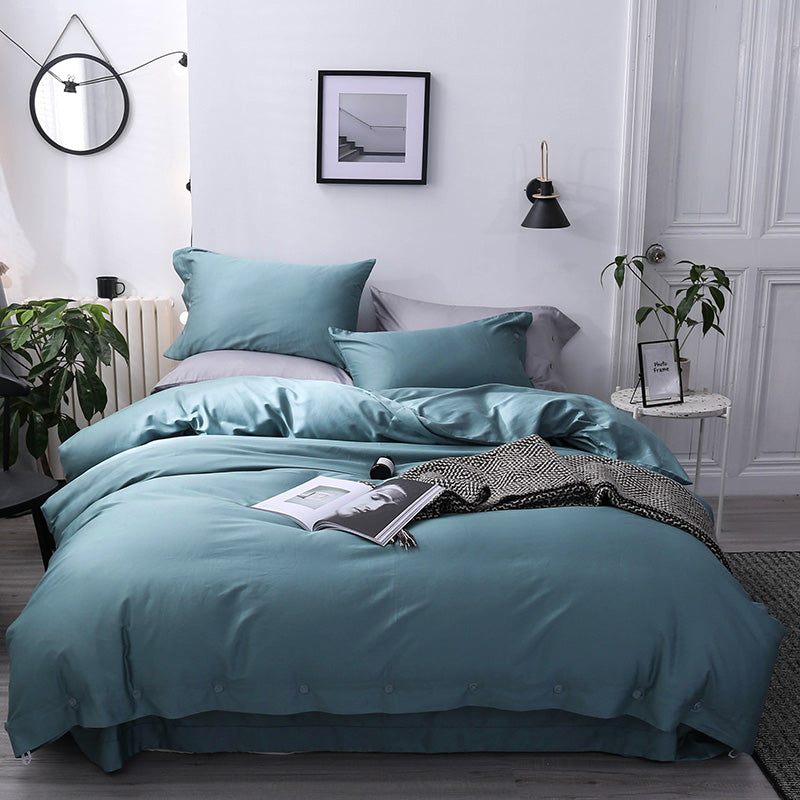 Australia Style Sleep Aid Linen Blend Hotel Quality 300 Thread Count Soft Organic Cotton Bedding Set