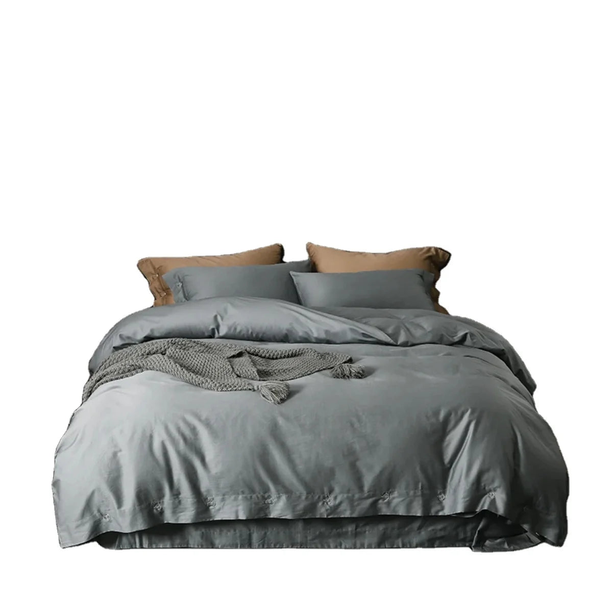 Australia Style Sleep Aid Linen Blend Hotel Quality 300 Thread Count Soft Organic Cotton Bedding Set