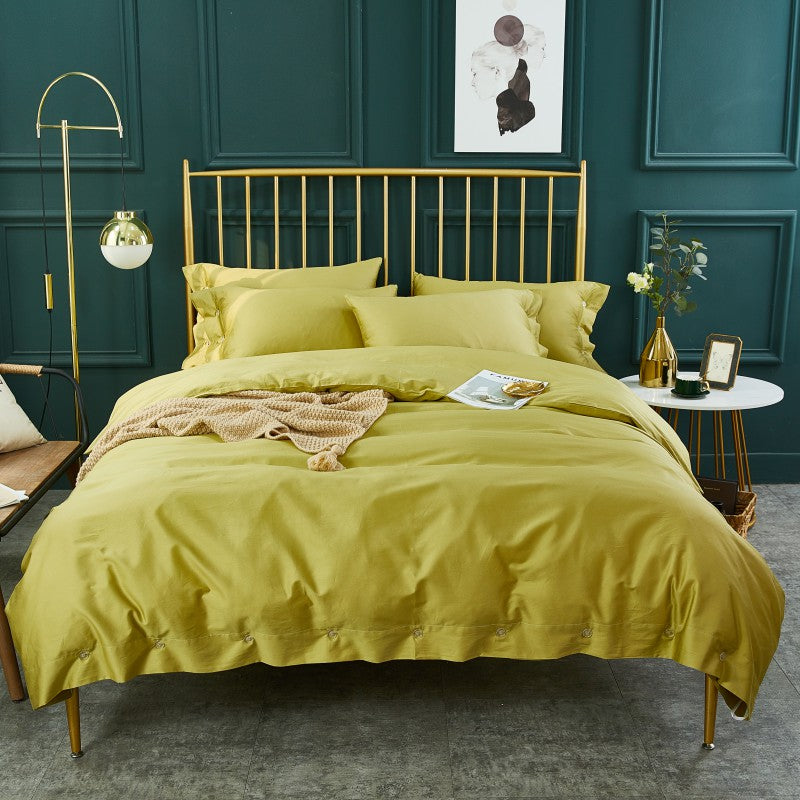 Australia Style Sleep Aid Linen Blend Hotel Quality 300 Thread Count Soft Organic Cotton Bedding Set