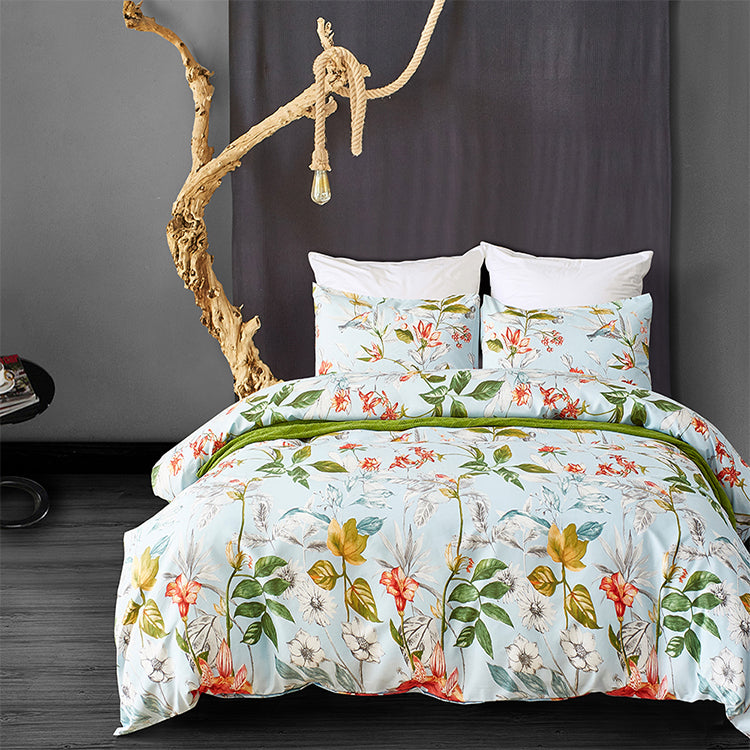High Quality Custom 4pcs Bedding Set Comforter 100% Organic Cotton Bed Cover Bedding Sets