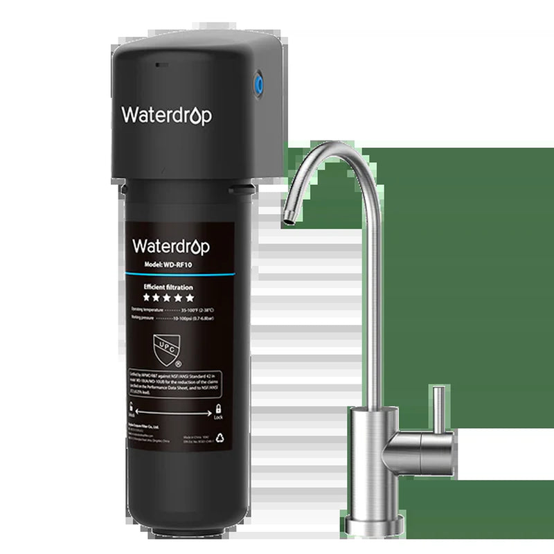 Undersink Water Filtration System with Dedicated Faucet