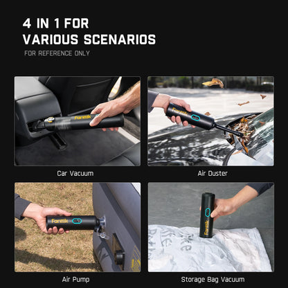 Slim V8 Pro 120W Cordless Car Vacuum, 19000PA Suction, 4 in 1 Portable Mini Vacuum , Handheld Vacuum Cleaner with Accessories