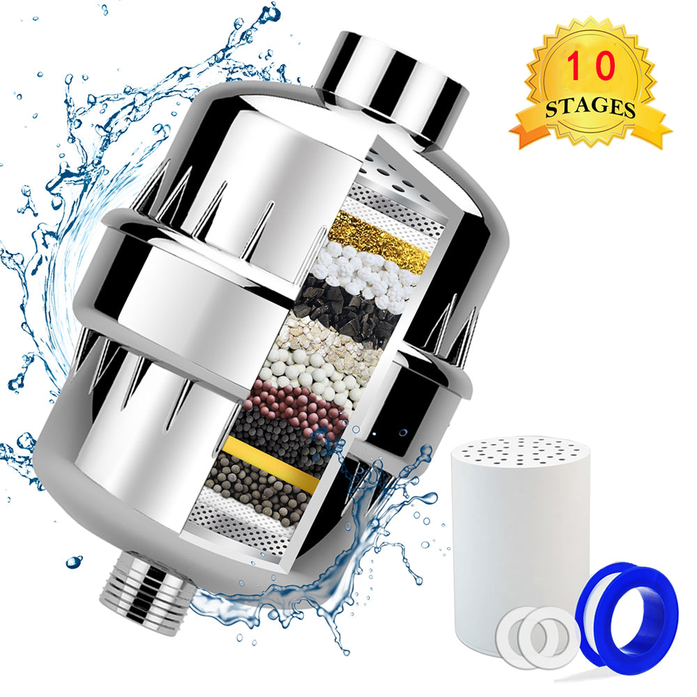 15-Stage Shower Water Filter