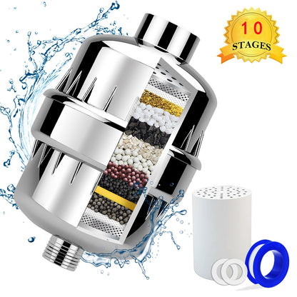 15-Stage Shower Water Filter