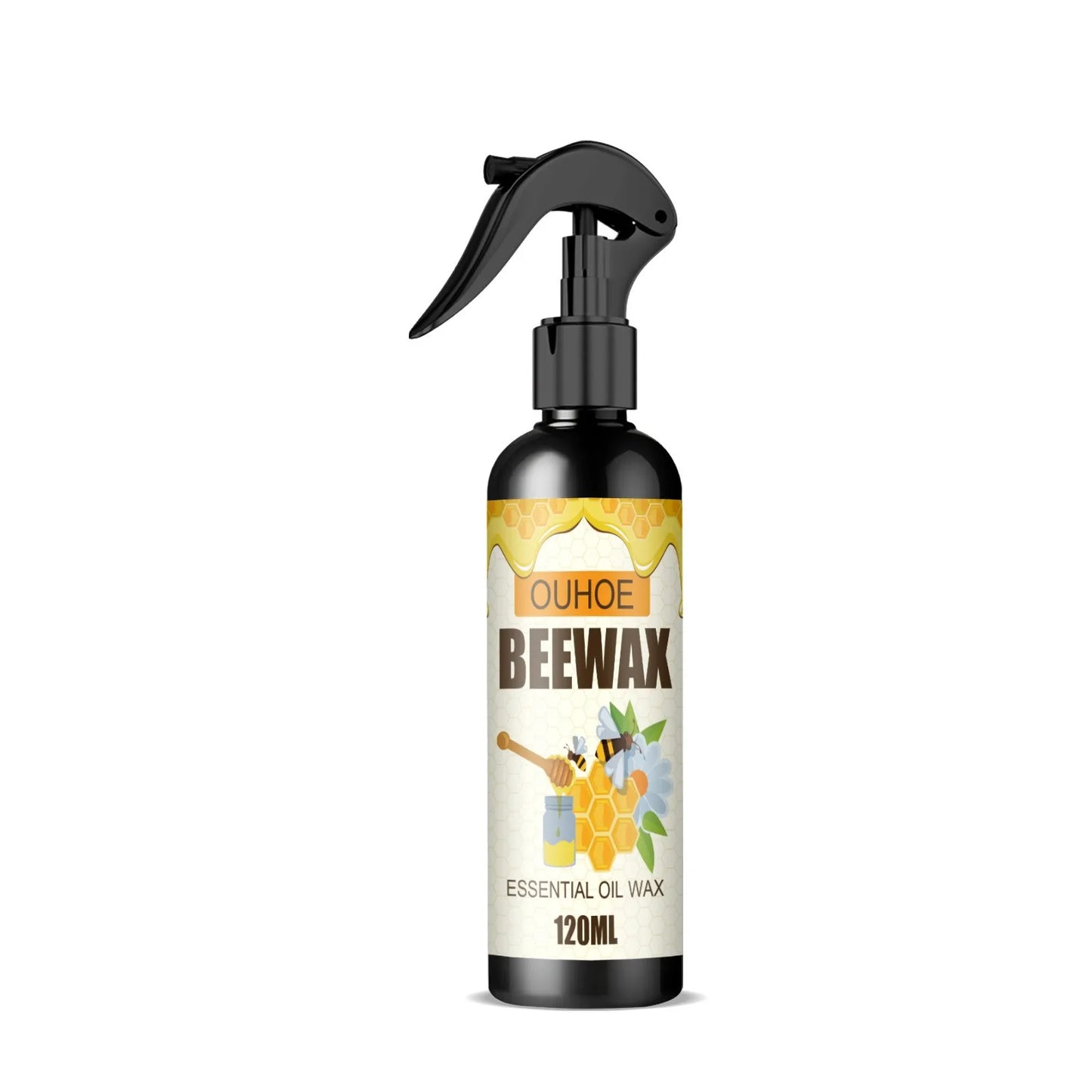 Premium Wood Care Beeswax Polish for Solid Furniture - 120ml Waterproof Formula for Ultimate Care & Maintenance