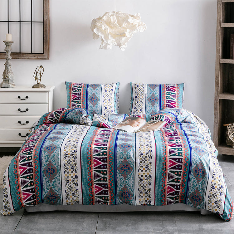 High Quality Custom 4pcs Bedding Set Comforter 100% Organic Cotton Bed Cover Bedding Sets
