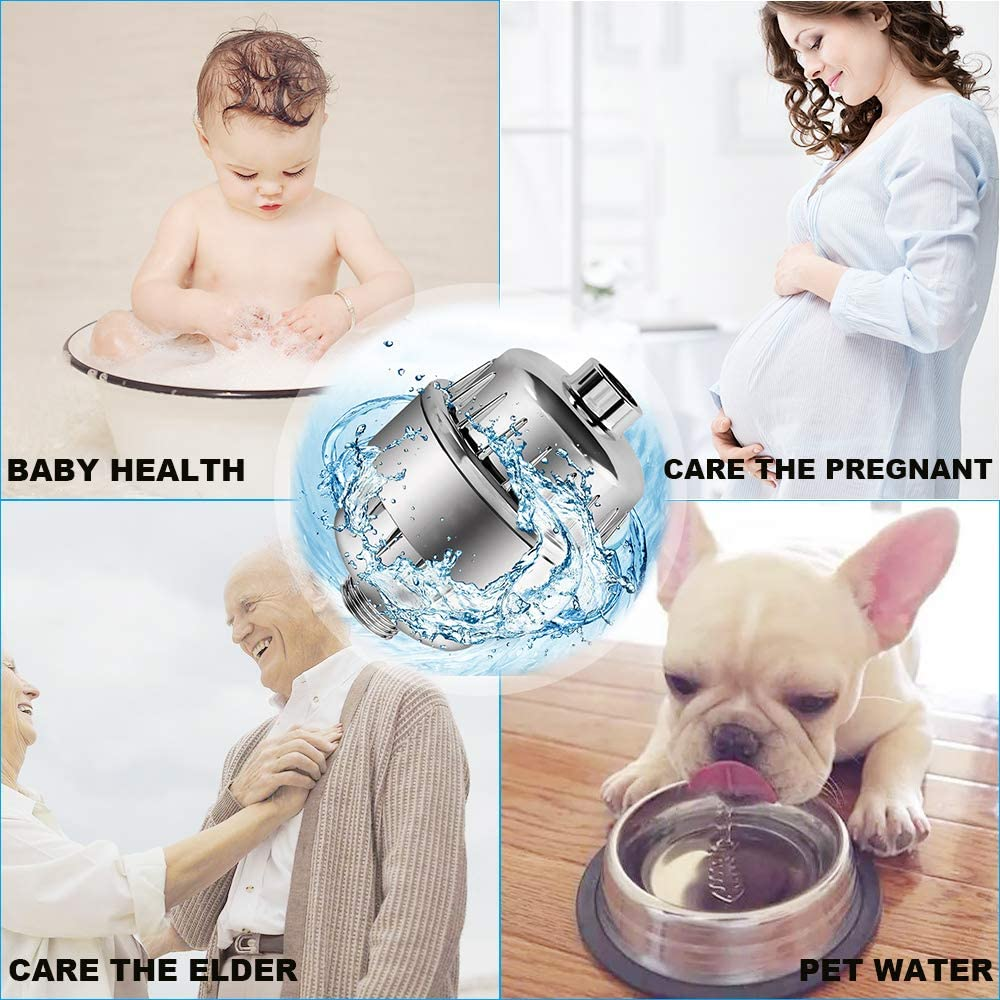 15-Stage Shower Water Filter