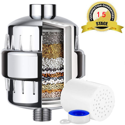 15-Stage Shower Water Filter