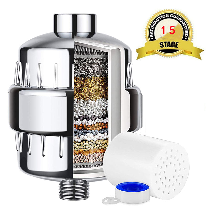 15-Stage Shower Water Filter