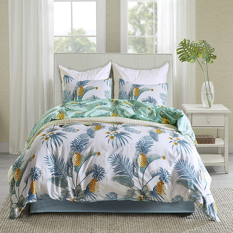 High Quality Custom 4pcs Bedding Set Comforter 100% Organic Cotton Bed Cover Bedding Sets