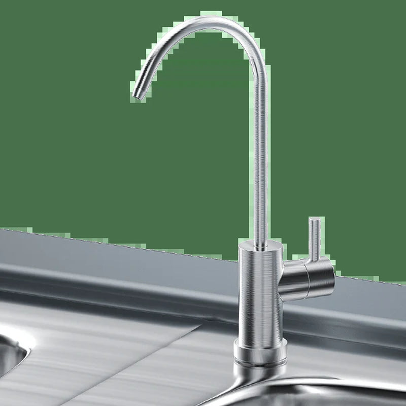 Undersink Water Filtration System with Dedicated Faucet