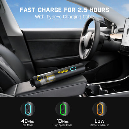 Slim V8 Pro 120W Cordless Car Vacuum, 19000PA Suction, 4 in 1 Portable Mini Vacuum , Handheld Vacuum Cleaner with Accessories